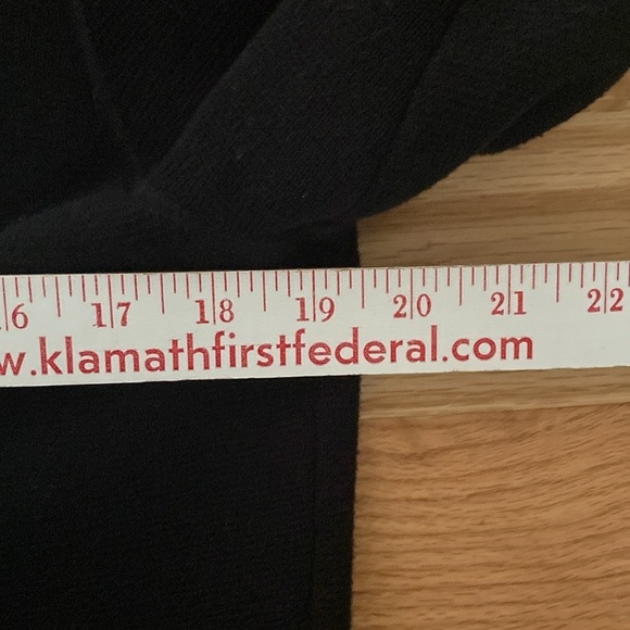 Charter Club knit Cardigan Womens XL Black Gold buttons shawl collar Luxury - Picture 12 of 12